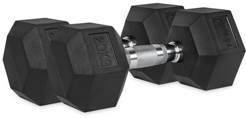 VirtuFit Hexa Dumbell Pro Set - 2 x 20 kg