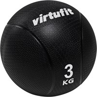 VirtuFit Medicijnbal Pro - Medicine Ball - 3 kg - Rubber - Zwart-2