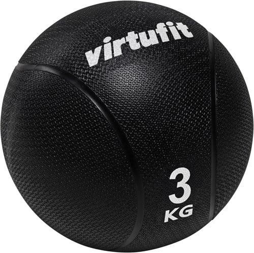 VirtuFit Medicijnbal Pro - Medicine Ball - 3 kg - Rubber - Zwart-2