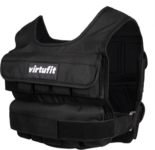 VirtuFit Verstelbaar Gewichtsvest Pro - 10 kg - Zwart-2