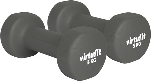 VirtuFit Vinyl Dumbbell Set Pro - 2 x 5 kg