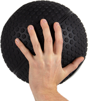 VirtuFit Slam Ball met hand