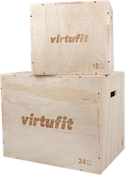 VirtuFit Houten 3-in-1 Plyo Box Set - 2 Stuks