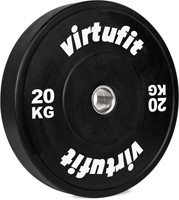 VirtuFit Bumper Plate - Olympische Halterschijf van Rubber - 50 mm - 20 kg