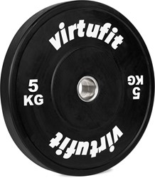 VirtuFit Bumper Plate - Olympische Halterschijf van Rubber - 50 mm - 5 kg