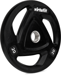 VirtuFit Olympische Rubberen Halterschijf - 20 kg