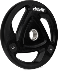 VirtuFit Olympische Rubberen Halterschijf - 5 kg