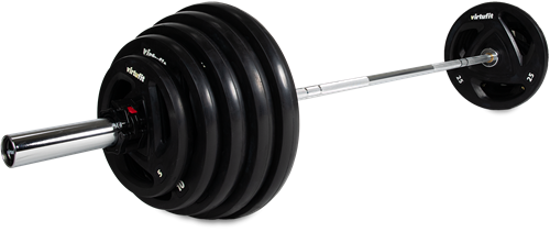VirtuFit Olympische Rubberen Halterset - 170 kg
