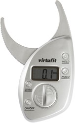 VirtuFit Digitale Huidplooimeter - Vetpercentagemeter - Vetmeter - Grijs