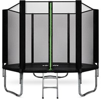 VirtuFit Trampoline met Veiligheidsnet - Zwart - 251 cm