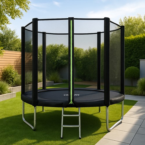 VirtuFit Trampoline met Veiligheidsnet - Zwart - 251 cm-2