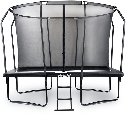 VirtuFit Premium Rechthoekige Trampoline met Veiligheidsnet - Zwart - 213 x 305 cm