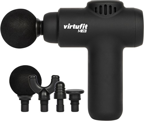 VirtuFit M1s Mini Massage Gun - 4 opzetstukken - Incl. Opbergtas
