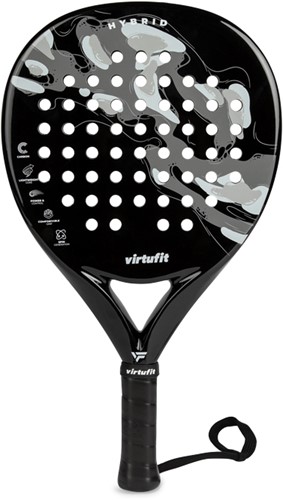 VirtuFit Hybrid Padel Racket - Zwart - Grijs-2