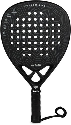 VirtuFit Fusion Pro Padel Set - Zwart - Grijs-3