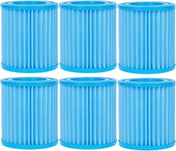 VirtuFit Voordeelbox Anti Bacteriële Cartridge Filterpomp Type H 6x