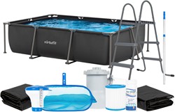 VirtuFit Zwembad Rechthoekig 300x210 cm Compleet Pakket