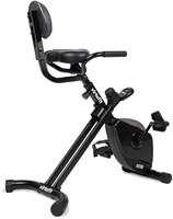 VirtuFit DB1.0 Opvouwbare Deskbike met Rugleuning - Bureaufiets met Computer - Gratis trainingsschema
