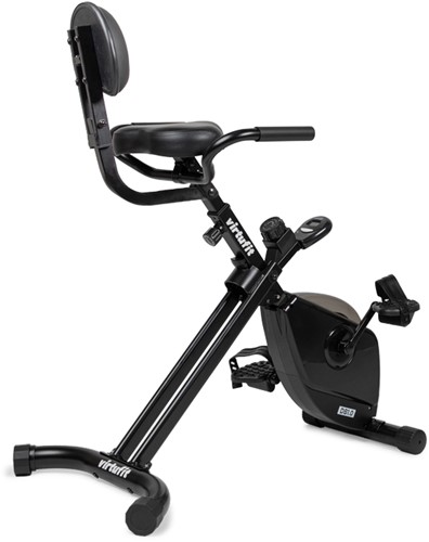 VirtuFit DB1.0 Opvouwbare Deskbike met Rugleuning - Bureaufiets met Computer - Gratis trainingsschema