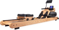 VirtuFit Elite Water Resistance Houten Roeitrainer - Oak - Gratis trainingsschema-2