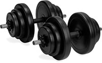 VirtuFit Verstelbare Dumbbell Set - Vinyl - 2 x 14 kg