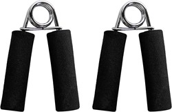 VirtuFit Foam Handknijpers - 2 Stuks - Zwart