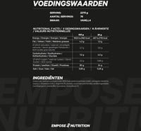 Empose Nutrition Whey Protein - Eiwit Poeder - Vanille - 2270 gram-3