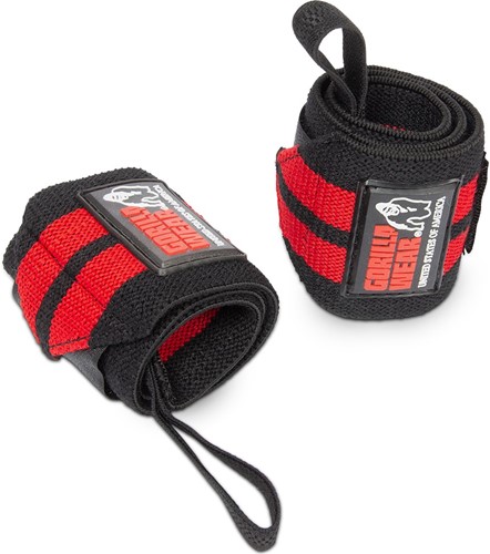 Gorilla Wear Wrist Wraps Pro - Zwart/Rood
